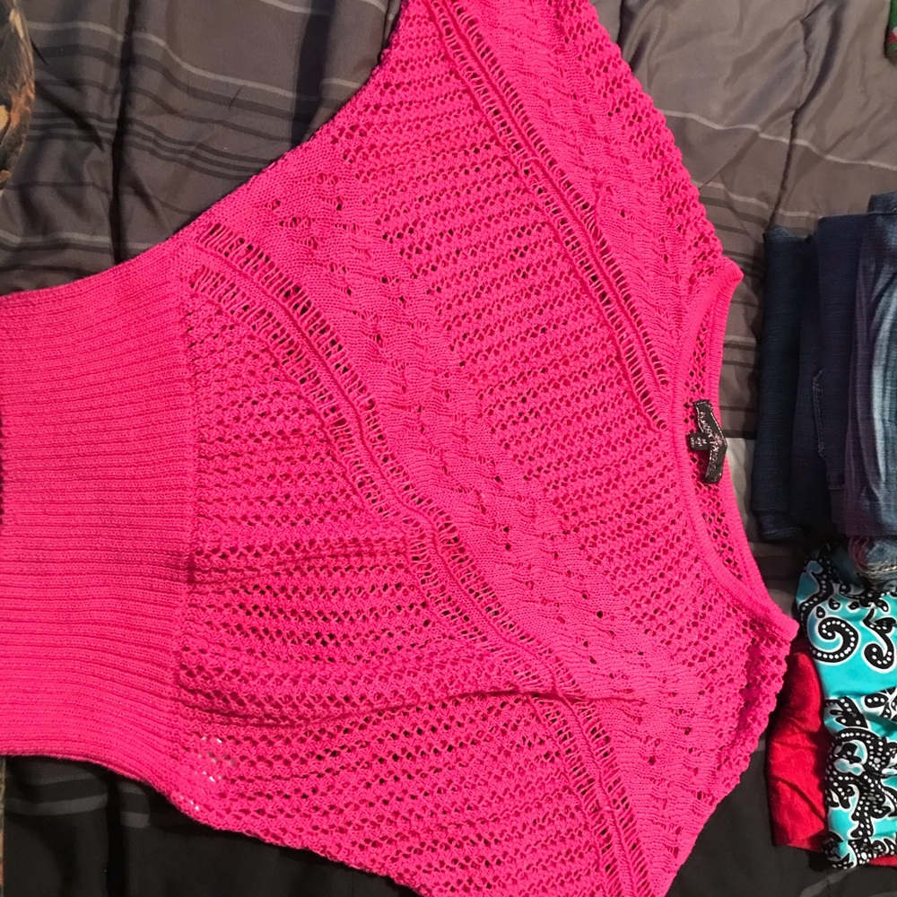 Knit cropped sweater